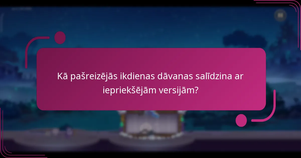 Kādi ir lietotāju ieteikumi ikdienas dāvanu uzlabošanai?