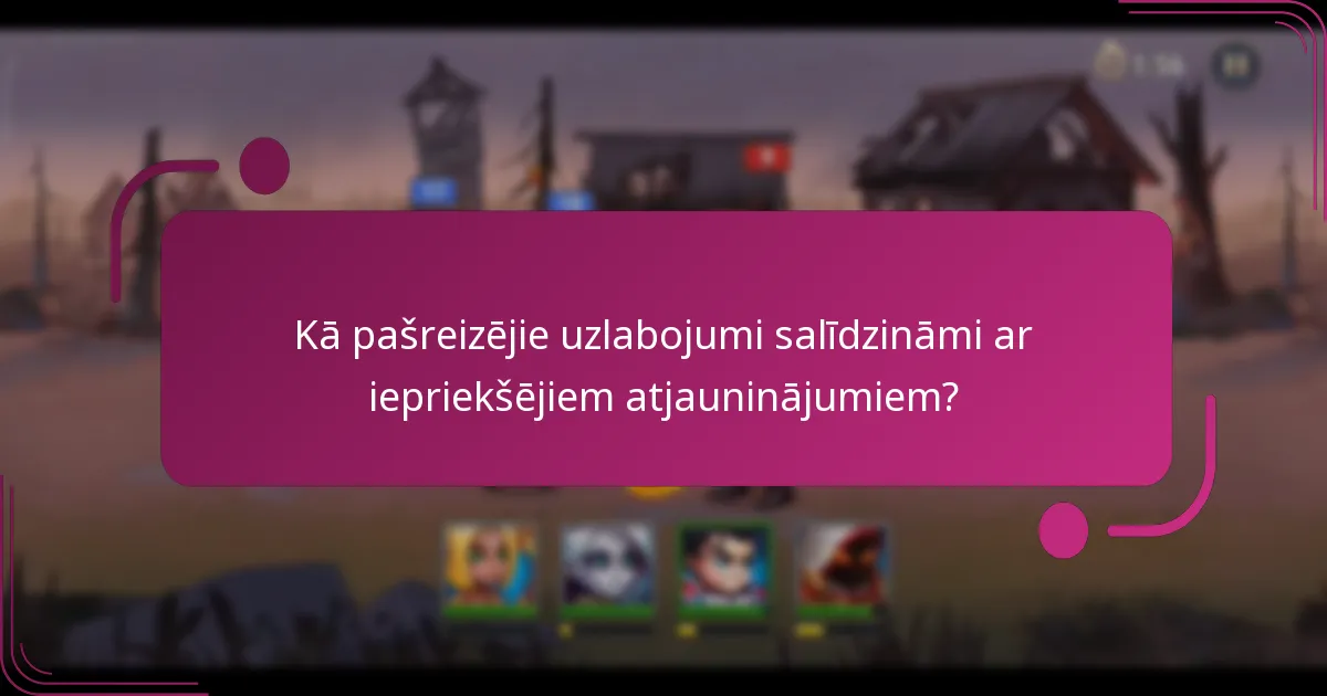 Kādi ir jaunāko koda uzlabojumu ieguvumi?